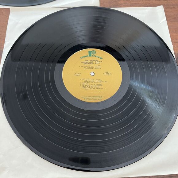 The Mormon Tabernacle Choir's Greatest Hits 3xLP Box Set 1974 Realm Records 8039 - Picture 9 of 13